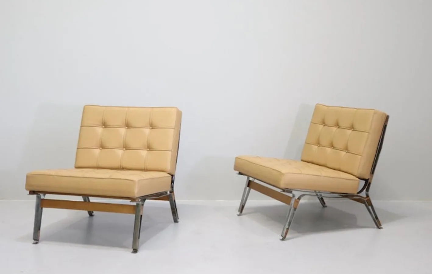 856 Ledersessel von Cassina, 1957, 2er Set