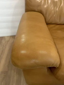 Ledersofa von de Sede, Schweiz, 1980er Jahre