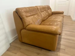 Ledersofa von de Sede, Schweiz, 1980er Jahre