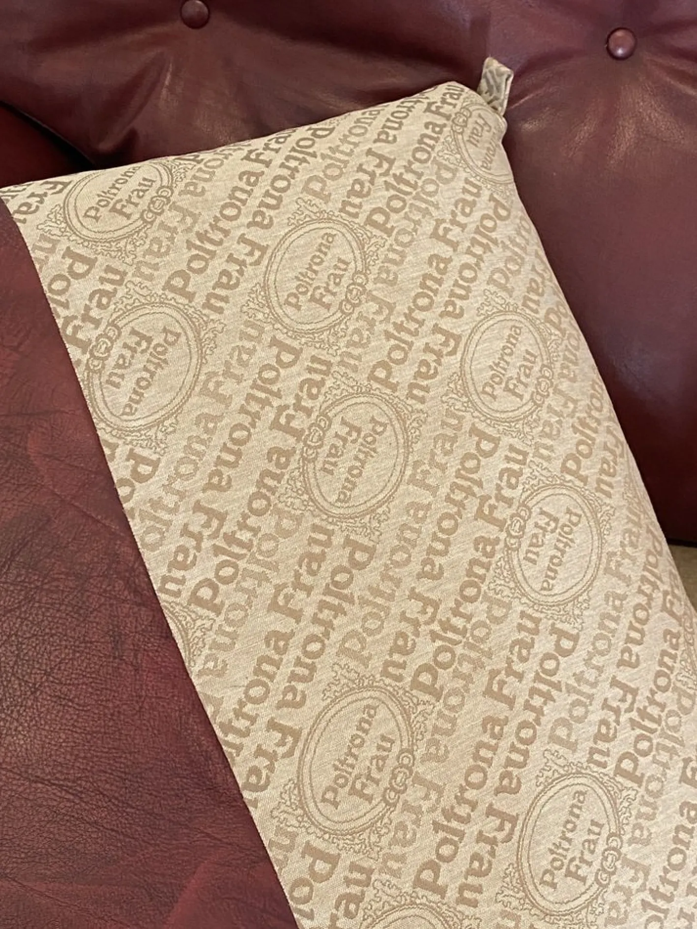 Ledersofa von Poltrona Frau, 1980er