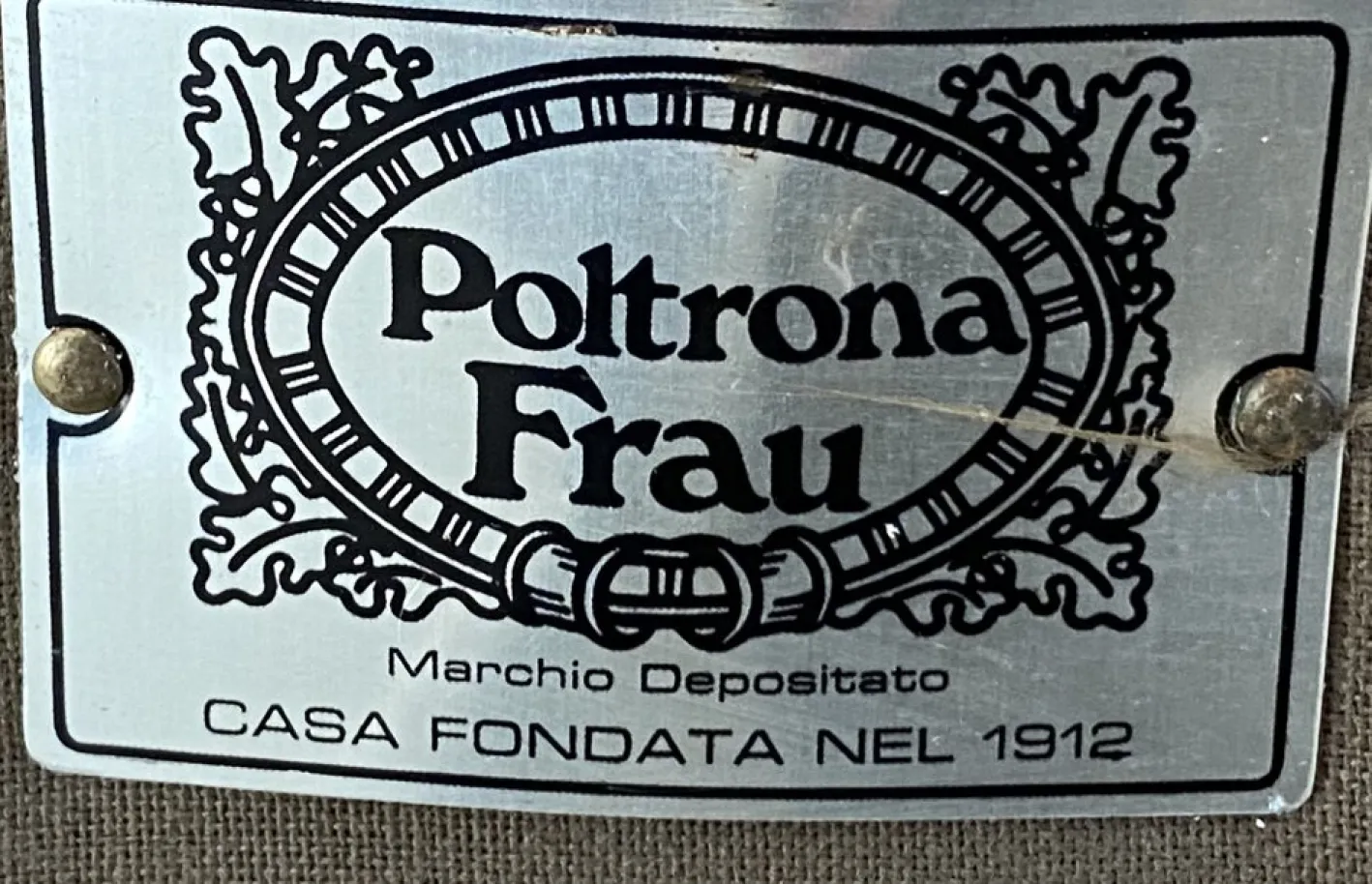 Ledersofa von Poltrona Frau, 1980er