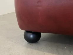 Ledersofa von Poltrona Frau, 1980er