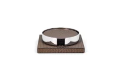 Leder Untersetzer