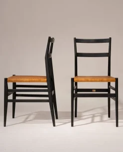 Leggera Stühle von Gio Ponti für Cassina, 1957, 2er Set