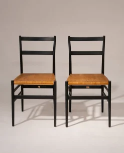 Leggera Stühle von Gio Ponti für Cassina, 1957, 2er Set