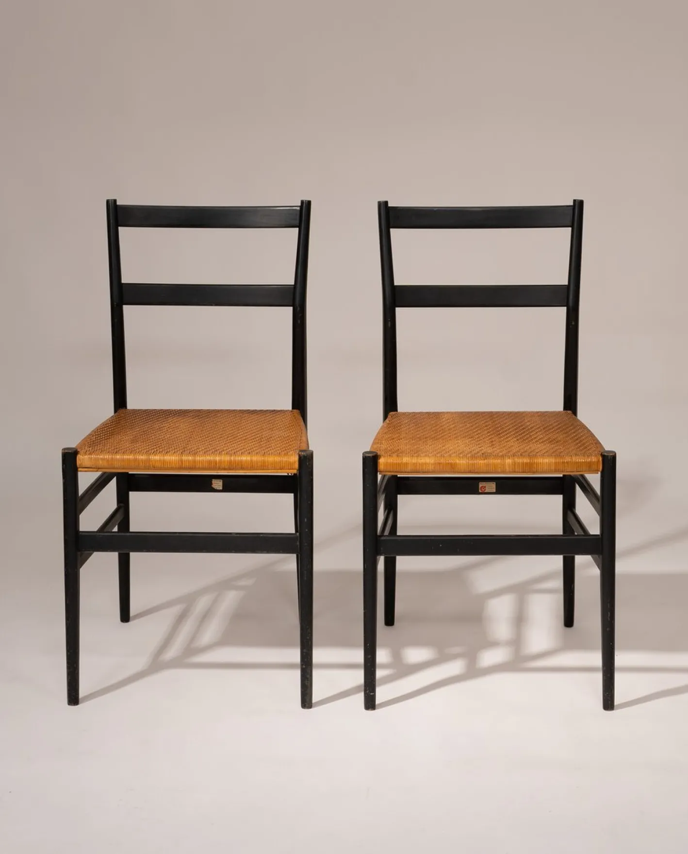 Leggera Stühle von Gio Ponti für Cassina, 1957, 2er Set