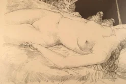Leonard Tsuguharu Foujita, Le Rêve, 1940er, Lithographie auf Arches Papier