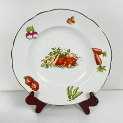 Le Potager Suppenteller von 6 KG Lunéville, 1950er-1970er, 6er Set