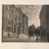L'Hopital - Original Lithographie von Antonio Fontanesi - 1854 1854