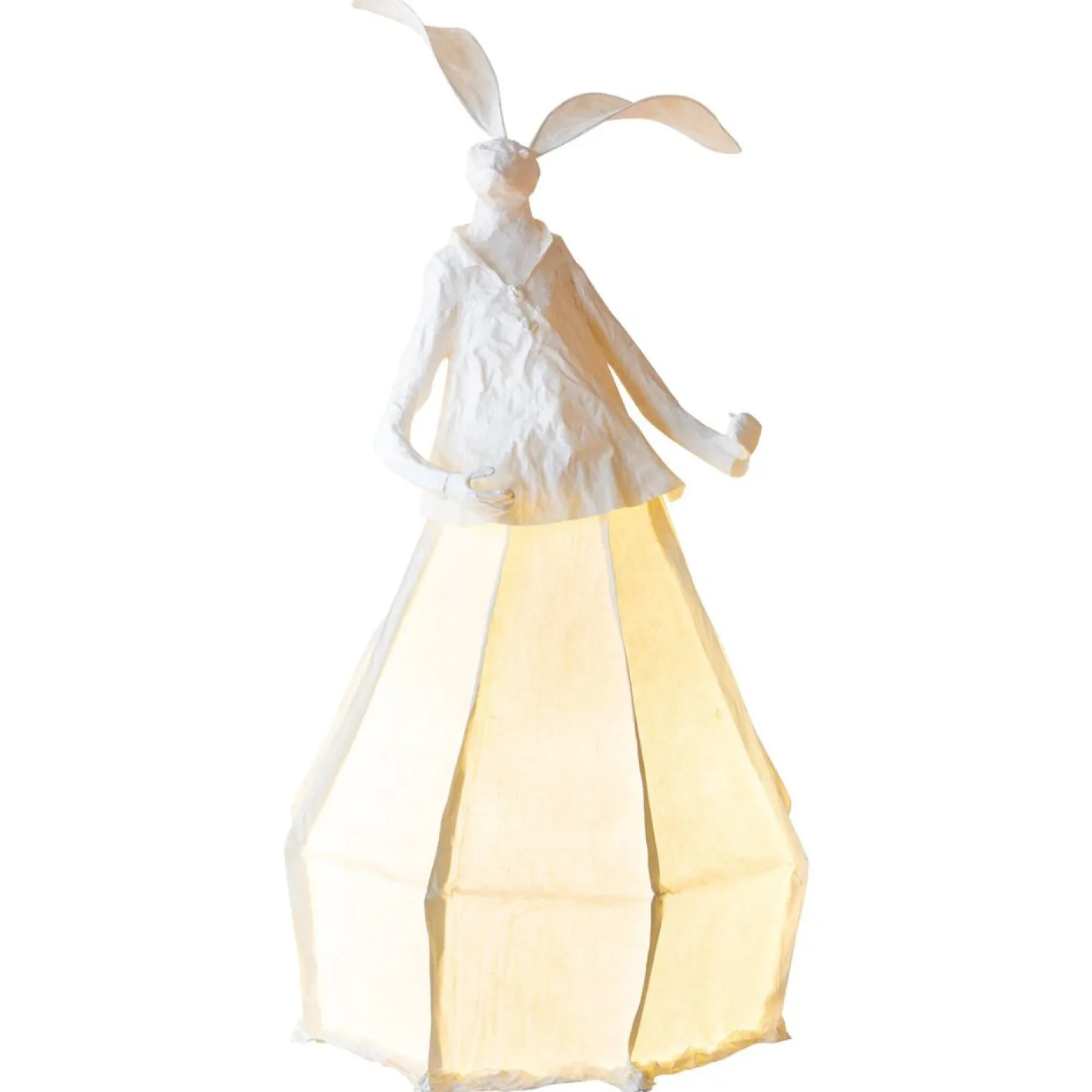 Lichtskulptur aus Papier mit Tiermotiven von Papier À Êtres