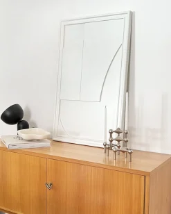 Likya Verge Wanddekoration aus Holz in Weiß von Likya Atelier
