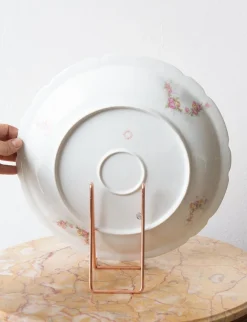 Limoges Porzellanteller von J. Pouyat, 1910er, 3er Set