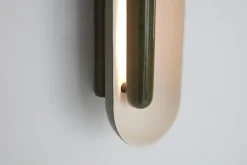 Längliche Cosmos Keramik Wandlampe von Jennifer Midoz