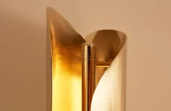 Längliche mittelgroße Dune Wandlampe von Jennifer Midoz