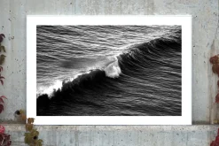 Long Wave in Venice Beach, Schwarz-Weißer Giclée-Druck auf Matt Baumwollpapier 2020