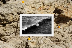 Long Wave in Venice Beach, Schwarz-Weißer Giclée-Druck auf Matt Baumwollpapier 2020