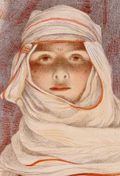 Louis-Auguste Girardot, Femme du Riff, 1897, Lithographie auf Papier