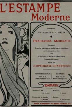 Louis-Auguste Girardot, Femme du Riff, 1897, Lithographie auf Papier