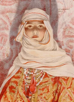 Louis-Auguste Girardot, Femme du Riff, 1897, Lithographie auf Papier