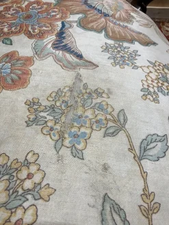 Louis Philippe Chaiselongue aus geschnitztem Nussholz