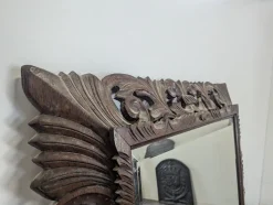 Louis XIII Spiegel mit Rahmen aus Eiche