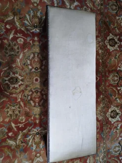 Louis XVI Klavierbank aus Stoff