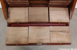 Louis XVI Scriban Sekretär aus Mahagoni und edlen Hölzern, 18. Jh
