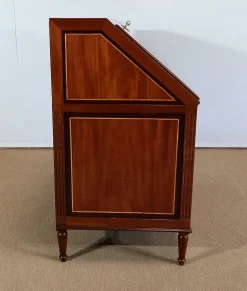 Louis XVI Scriban Sekretär aus Mahagoni und edlen Hölzern, 18. Jh