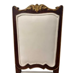Louis XV Stühle aus geschnitztem & vergoldetem Holz, 18. Jh., 4er Set