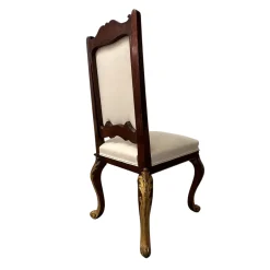 Louis XV Stühle aus geschnitztem & vergoldetem Holz, 18. Jh., 4er Set