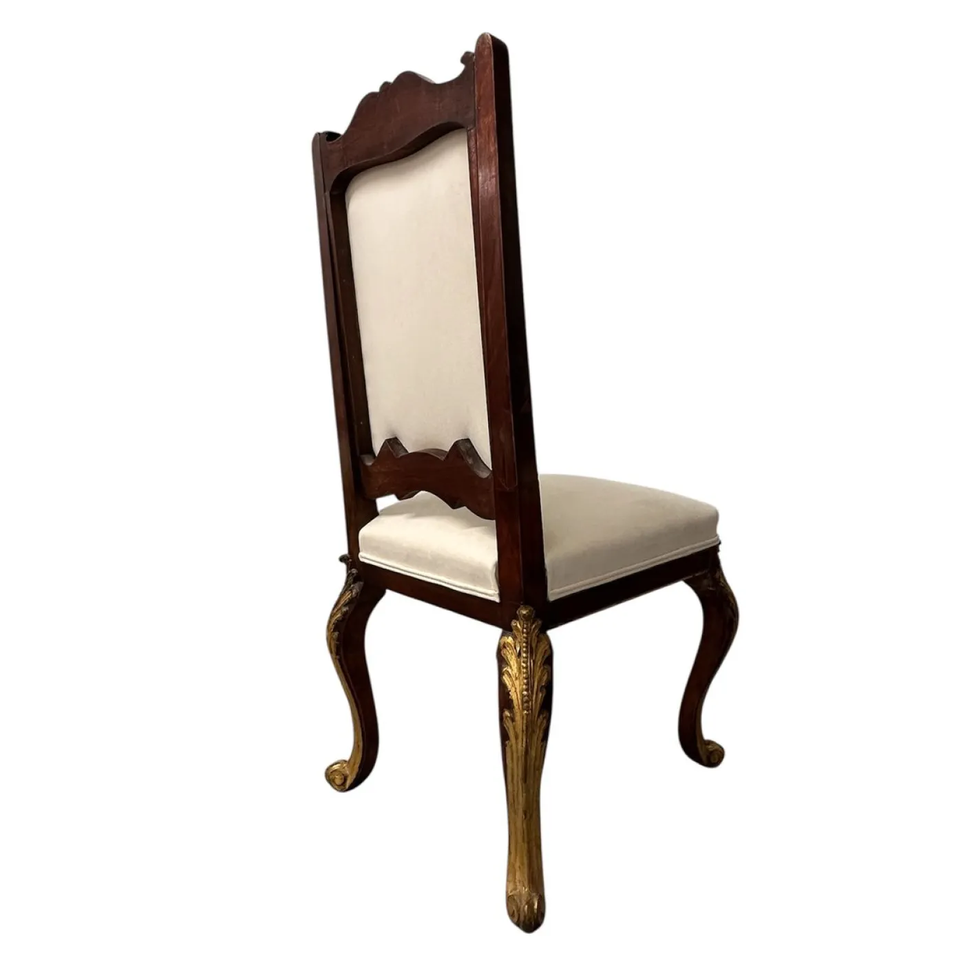 Louis XV Stühle aus geschnitztem & vergoldetem Holz, 18. Jh., 4er Set