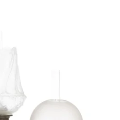 Öl Tischlampen aus Opalglas, 19. Jh., 3er Set