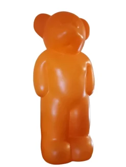 Lumibär Stehlampe in Orange von Elmar Flötotto, 1990er