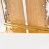 Luxus Raumteiler aus Glas, Eiche & 24 Karat vergoldetem Metall von VGnewtrend