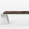 LV Bank aus Aluminium von Pietro Franceschini