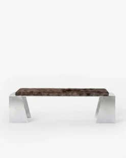 LV Bank aus Aluminium von Pietro Franceschini
