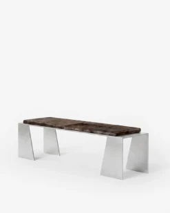 LV Bank aus Aluminium von Pietro Franceschini