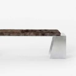 LV Bank aus Aluminium von Pietro Franceschini