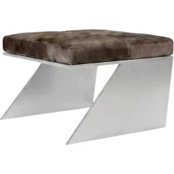 LV Ottomane aus Aluminium von Pietro Franceschini