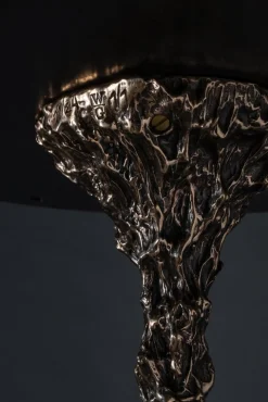 Lv-426 Vertical 3 Diffuser Hängelampe aus Patinierter Gussbronze von William Guillon