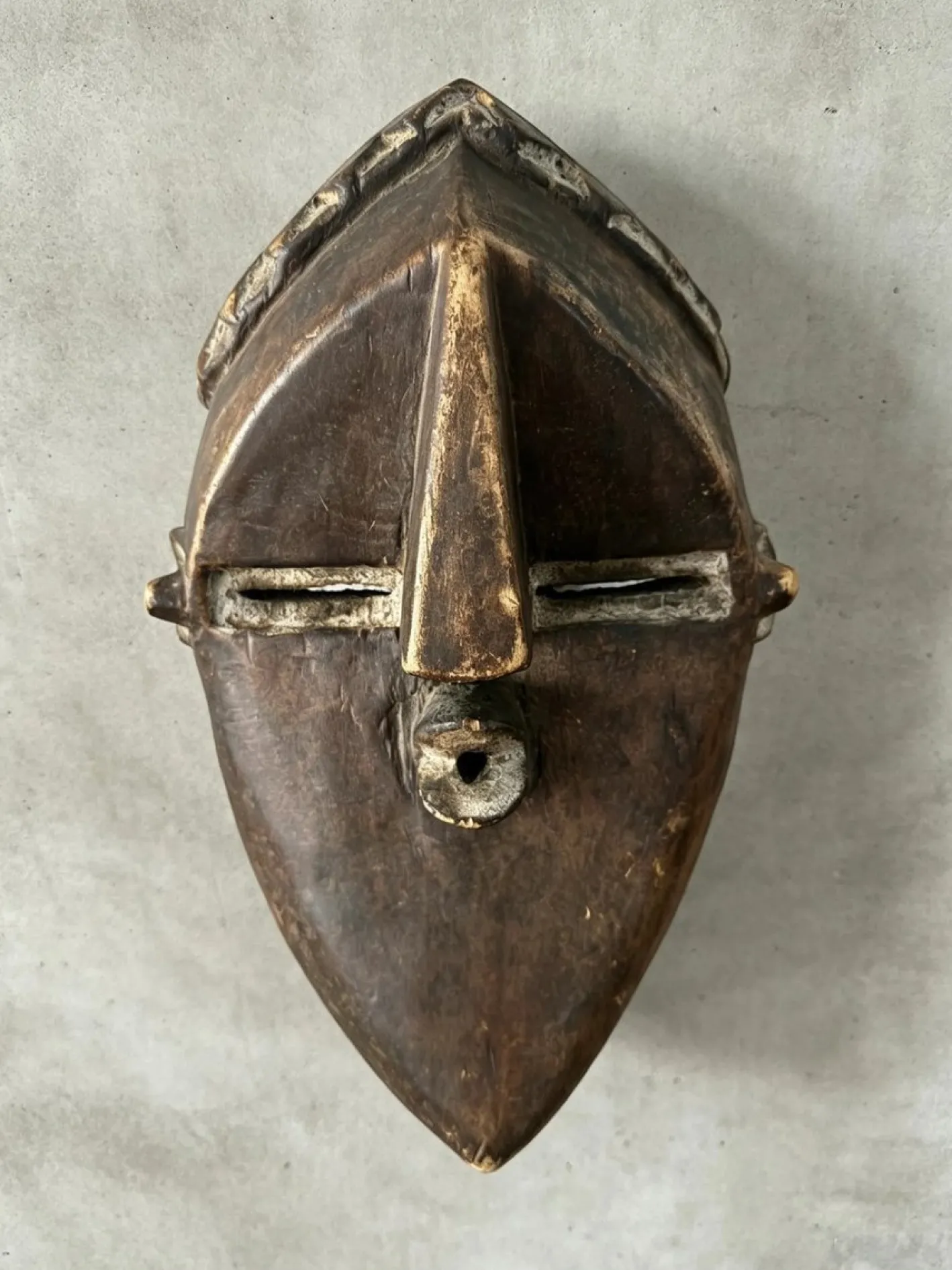 Lwalwa Initiation Maske, DR Kongo, 1920er
