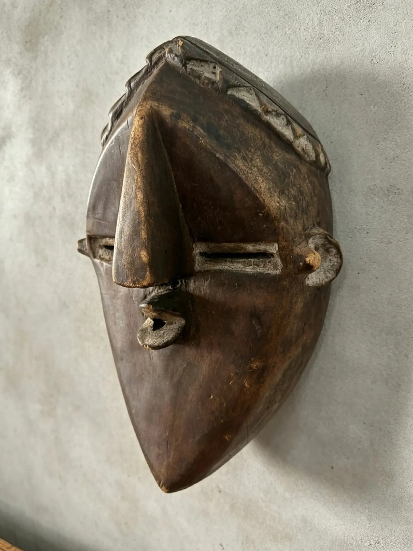 Lwalwa Initiation Maske, DR Kongo, 1920er