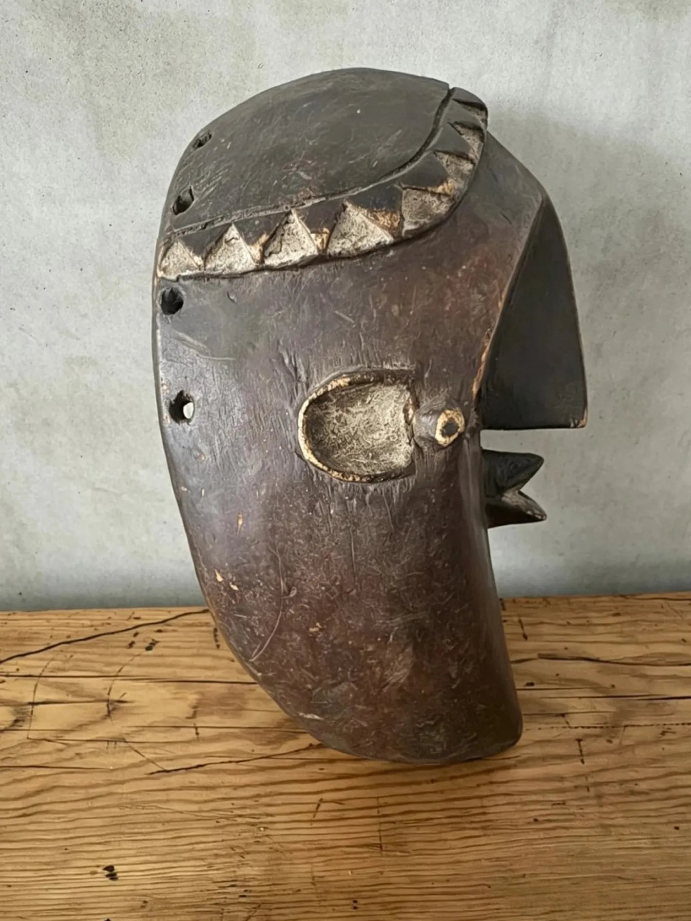 Lwalwa Initiation Maske, DR Kongo, 1920er