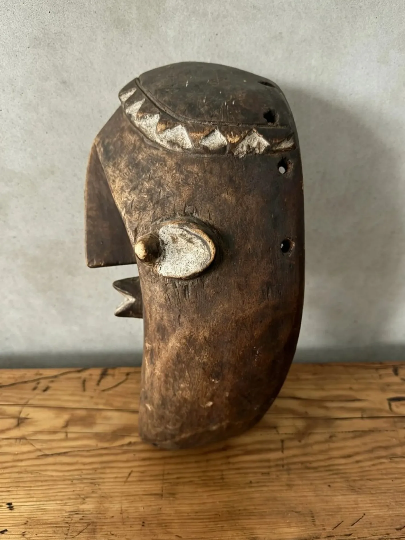 Lwalwa Initiation Maske, DR Kongo, 1920er