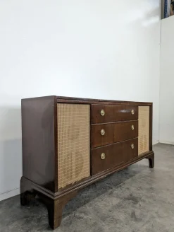 Mahagoni Vinyl und Hi-Fi Schrank