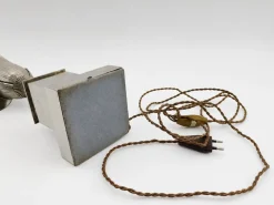 Maiskolben Lampe aus Versilberter und Vergoldeter Bronze von Maison Charles, France, 1970