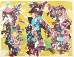 Malda Muizule, Abstract Composition, 1986, Lithographie