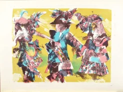 Malda Muizule, Abstract Composition, 1986, Lithographie