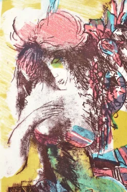 Malda Muizule, Abstract Composition, 1986, Lithographie