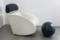 Mama Schaukelstuhl mit Fußhocker, 1990er